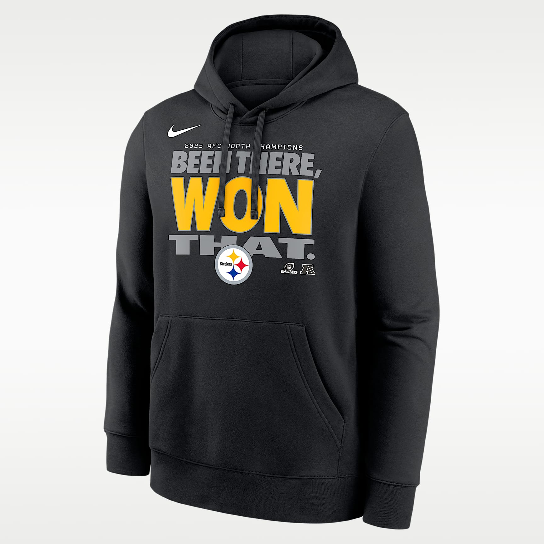 Pittsburgh Steelers 2025 AFC North Champions Trophy Men's Nike NFL